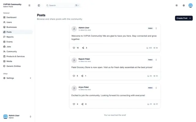 Community feed