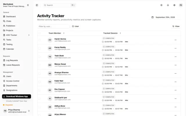 Activity tracker