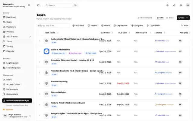 Tasks